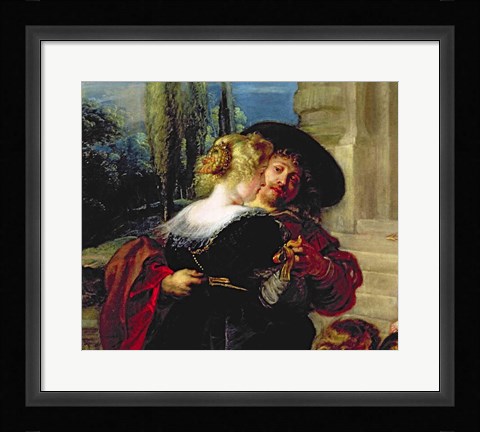 Framed Garden of Love (detail) Print