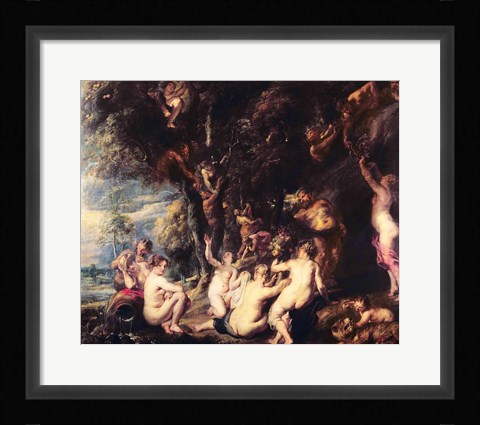 Framed Nymphs and Satyrs Print