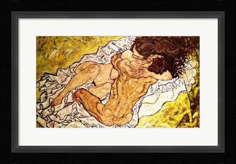 Framed Embrace, 1917 Print