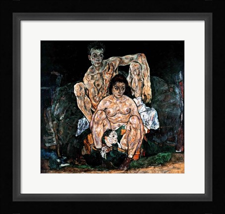 Framed Family, 1918 Print