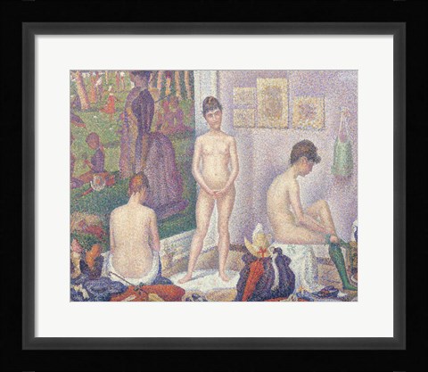 Framed Models, 1888 Print