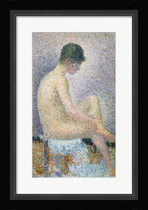 Framed Model in Profile, 1886 Print