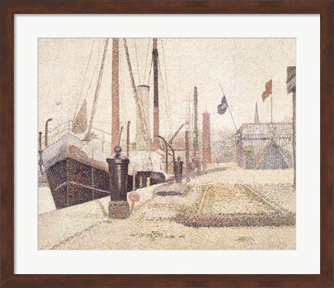 Framed La Maria at Honfleur, 1886 Print