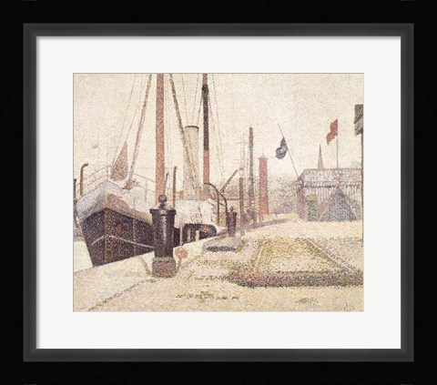 Framed La Maria at Honfleur, 1886 Print