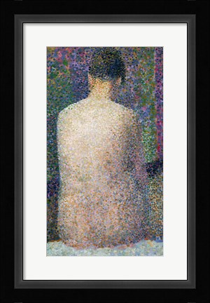 Framed Model from the Back, 1886 Print