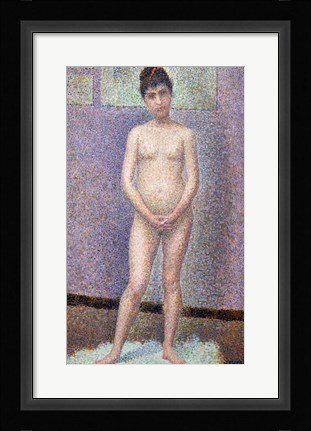 Framed Model from the Front, 1886-7 Print