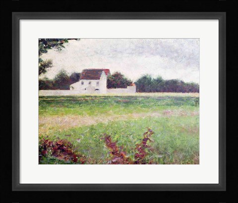 Framed Landscape in the Ile-de-France, 1881-82 Print