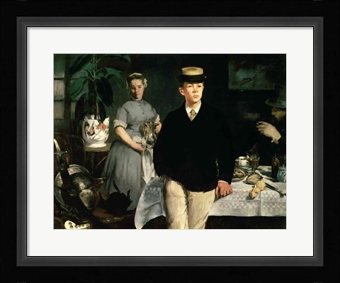 Framed Luncheon in the Studio, 1868 Print