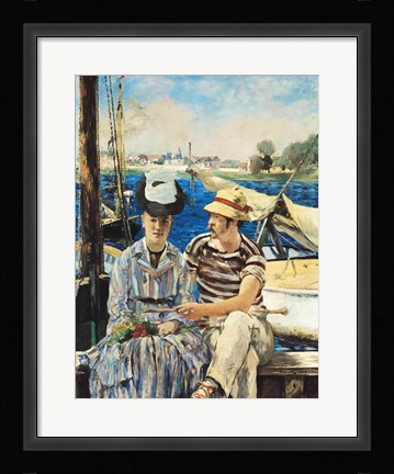 Framed Argenteuil, 1874 Print