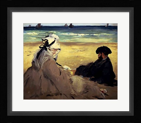 Framed On the Beach, 1873 Print
