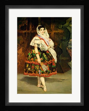 Framed Lola de Valence, 1862 Print