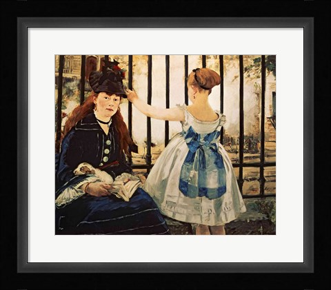 Framed Gare St. Lazare Print