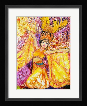 Framed Feather Dancer Print