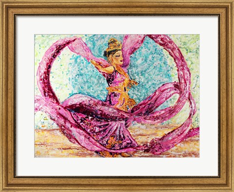 Framed Ribbon Dancer Print