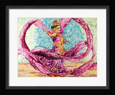 Framed Ribbon Dancer Print