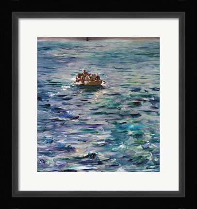 Framed Escape of Henri de Rochefort Print