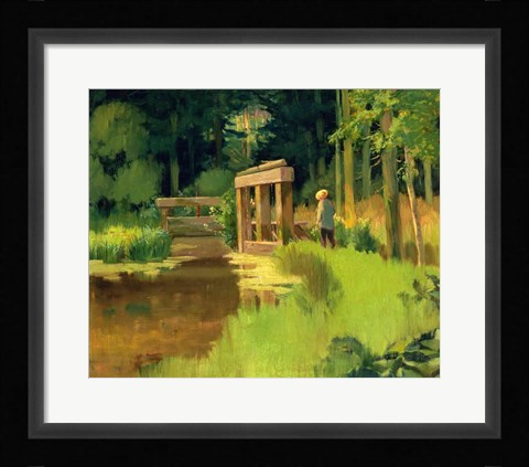 Framed In a Park Print