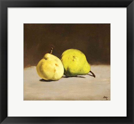 Framed Two Pears, 1864 Print
