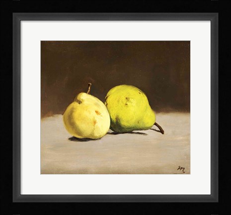 Framed Two Pears, 1864 Print