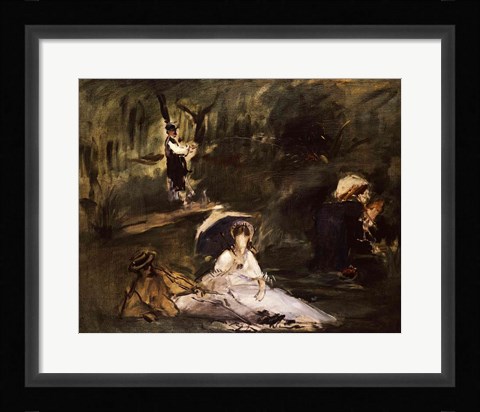 Framed Under the Trees Print