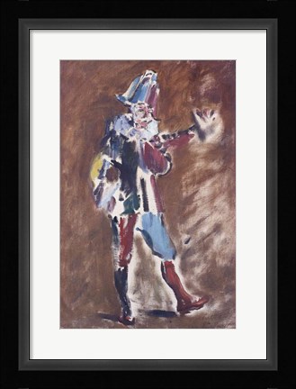 Framed Study for Polichinelle, 1873 Print