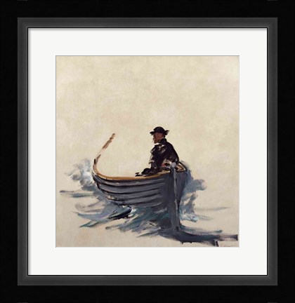 Framed Study for The Escape of Rochefort, 1881 Print
