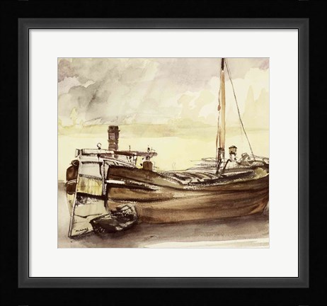 Framed Barge Print