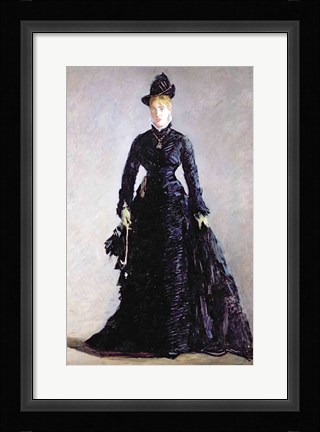 Framed Parisian Lady Print