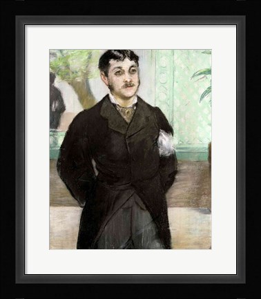 Framed Portrait of M. Gauthier-Lathuille Print