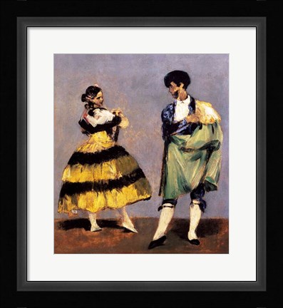 Framed Spanish Dancers, 1879 Print