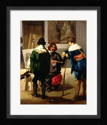 Framed Scene in a Spanish Studio, c.1860 Print