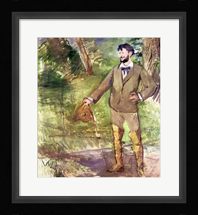 Framed Portrait of Emile-Auguste Carolus-Duran Print