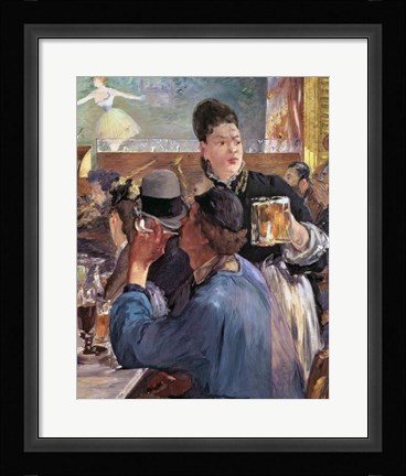 Framed Corner of a Cafe-Concert, 1878-80 Print