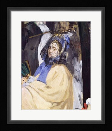 Framed Music in the Tuileries Gardens Print