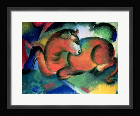 Framed Red Bull, 191 Print