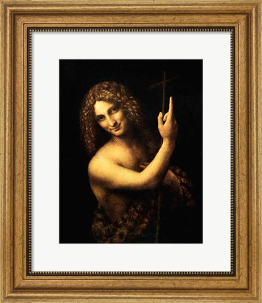 Framed St. John the Baptist, 1513-16 Print