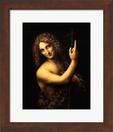 Framed St. John the Baptist, 1513-16 Print