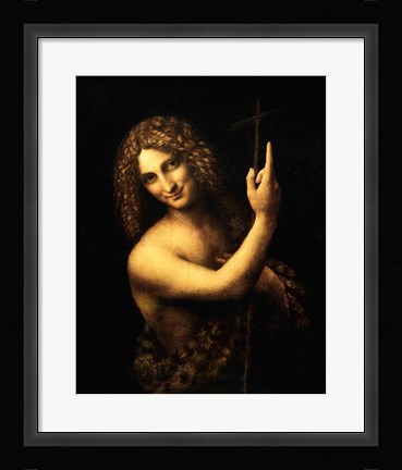 Framed St. John the Baptist, 1513-16 Print