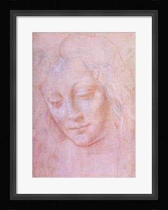 Framed Head of a woman Print