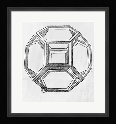 Framed Polyhedron Print