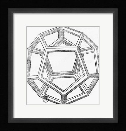 Framed Dodecahedron Print