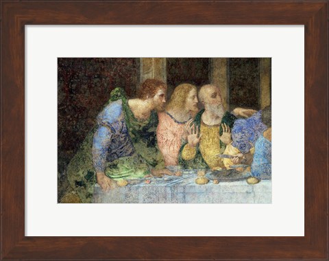 Framed Last Supper, (post restoration) B Print