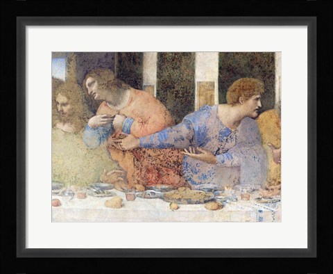 Framed Last Supper, Detail Print