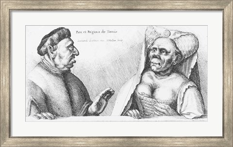 Framed Rex et Regina de Tunis Print