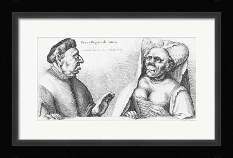 Framed Rex et Regina de Tunis Print