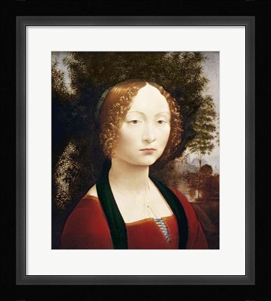Framed Ginevra de' Benci Print