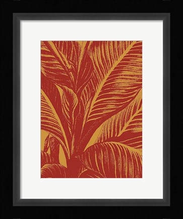 Framed Leaf 15 Print