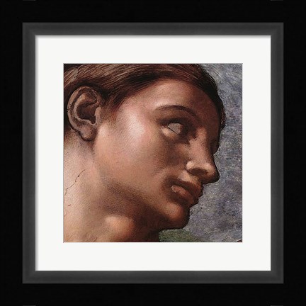 Framed Creation of Adam (Adam detail) Print