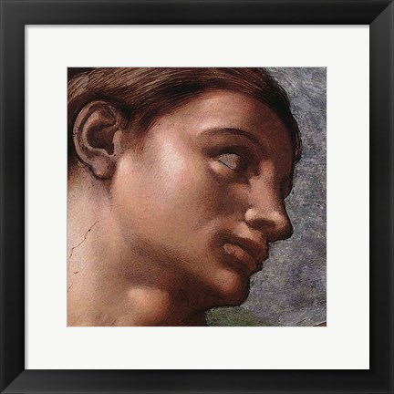 Framed Creation of Adam (Adam detail) Print