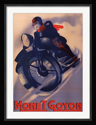 Framed Monet Goyon Print